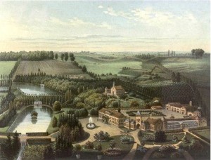 Schloss Taczanwo, historische Ansicht,  Sammlung_Duncker (Quelle: wikipedia)