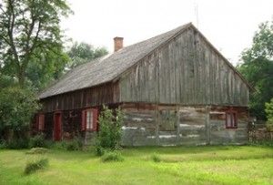 Altes Bauernhaus in der Warta-Niederung